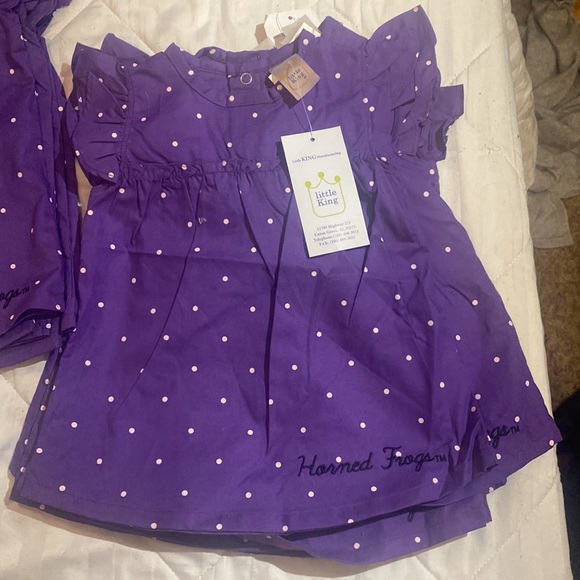 Texas Christian University TCU Horned Frogs Cheer Game Dress - Picture 7 of 9